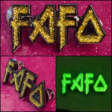 Load image into Gallery viewer, FAFO ENAMEL GLOW-IN-THE-DARK PIN